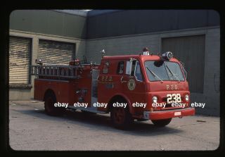 Philadelphia Pa E238 1967 International Ward La France Fire Apparatus Slide