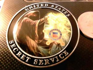 Rare U.  S.  Secret Service Wizard Challenge Coin