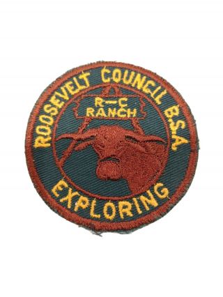 Roosevelt Council Bsa Camp R - C Exploring Pocket Patch