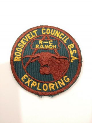 Roosevelt Council BSA Camp R - C Exploring Pocket Patch 2