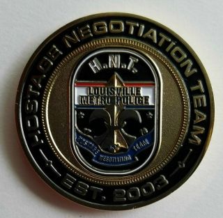 Kentucky State Louisville Metro Police Lmpd Hostage Negotiation Challenge Coin