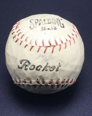 Rare Antique Vintage Spalding No.  13 Rocket Baseball Collectible Made In Usa