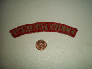 Vintage Bsa Boy Scouts Wrightsville Pa Community Strip Patch