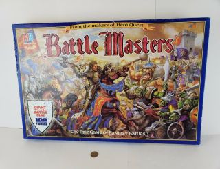 Battle Masters Fantasy Board Game Vintage 1992 Milton Bradley