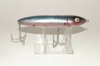 Tough Heddon Zara Spook With Straight Nose Tie.