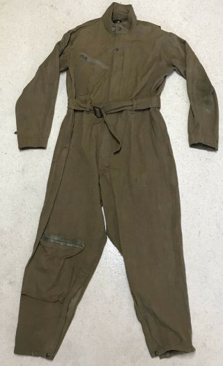 Vintage Wwii Type A - 4 Air Force Us Army Long Sleeve Pilot Flight Suit,  Size 42