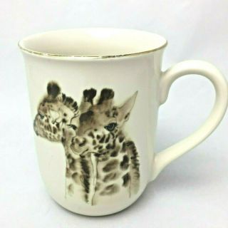 Vintage Giraffe Otagiri Japan Coffee Tea Mug Gibson Greetings Made In Japan
