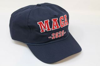 Donald Trump Maga 2020 Campaign Hat Cap Navy Blue Direct From Trump Tower Nyc