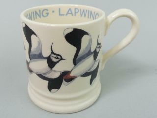 Lovely Emma Bridgewater 1/2 Pint Mug Lapwing - British Birds