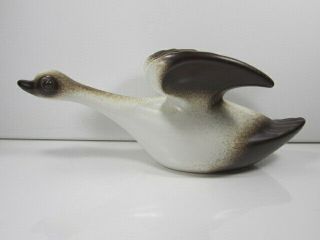 Howard Pierce Pottery Porcelain Ceramic Flying Goose Duck Bird Figure Figurine 2