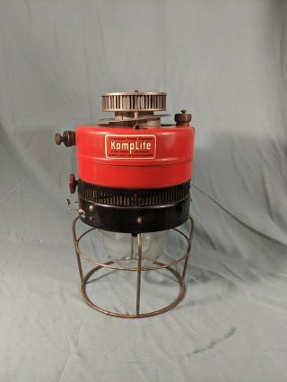 Vintage Lantern,  Agm,  American Gas Machine Kamplite No.  Il - 1 Inverted No Handle