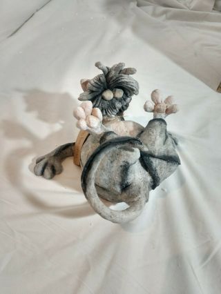 Country Artists A Breed Apart Cat Figurine 05727 Dusty Gray Stripes Cute