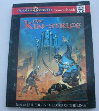 Vtg Middle Earth The Kin - Strife Sourcebook Lotr Role Playing Book Ice 2015