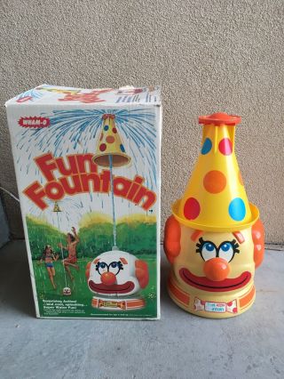 Vintage 1977 Wham - O Fun Fountain And Box