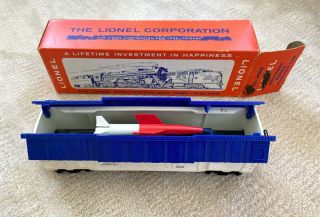 Vintage Lionel 3665 Minuteman Missle Launching Car With Box