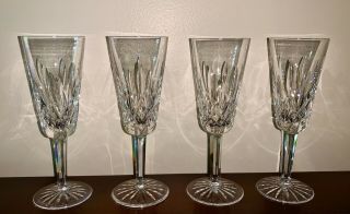Set of 4 Vintage Waterford Crystal LISMORE 7 1/4 