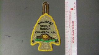 Boy Scout Philmont 50th Anniversary Arrowhead 5063hh