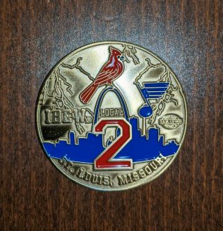 Ibew Local 2 Challenge Coin - St.  Louis