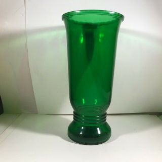 Vintage Green Glass Napco Cleveland Oh Vase