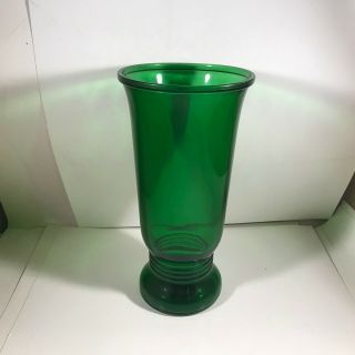 Vintage Green Glass NAPCO Cleveland OH Vase 2