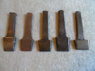 Vintage Leather Tools C S Osborne 5 Trace Punches