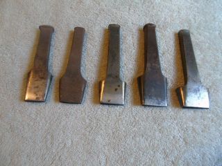 Vintage Leather Tools C S Osborne 5 Trace Punches 2