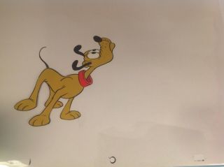 Vintage Walt Disney Animation Production Cel - Pluto