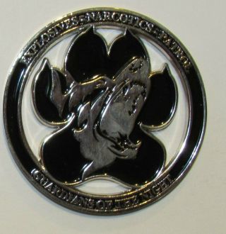Kentucky State Louisville Metro Police Lmpd Canine K9 Dog Command Challenge Coin
