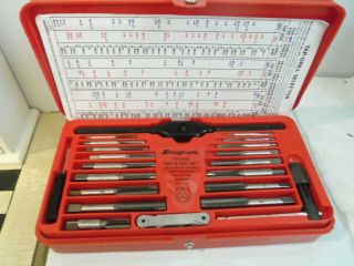Vintage Snap On Td 2425 Tap And Die Set Uss And Sae 4 To 1/2 "