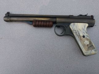 Vintage Benjamin Franklin Model 132 Pump Pellet Bb Air Target Pistol