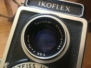 Vintage Zeiss Ikon Ikoflex Camera - W/Original Case 3