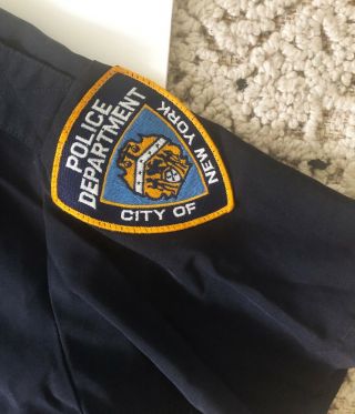 vintage NYPD York City Police Dept uniform short sleeve shirt 3