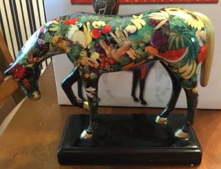 Horse O’plenty,  Horse Fever,  1e 0048,  Ceramic Figurine,  Box,  Tag.