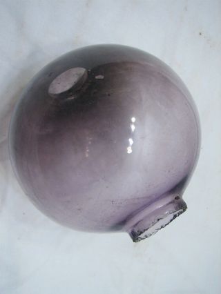 Amethyst Glass Lightning Rod Ball Sphere Globe Smooth Plain Weather Vane D