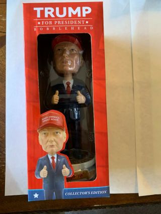 President Elect Donald Trump 8 Inch Bobblehead Doll