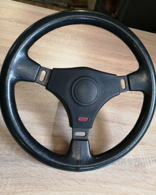 Petri 3 Spoke Steering Wheel Oem Kba70004 Vintage Grand Prix No1 350 Mm Diameter