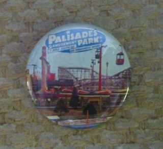 Rare Palisades Amusement Park Jersey Pin