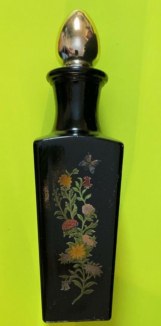 Vintage Avon Butterfly Garden Bud Vase Decanter - Empty Collectible 1970s