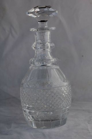 Vintage St.  Louis Crystal Trianon Clear Cut Decanter