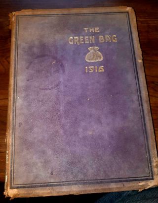1916 Baltimore City College Yearbook - Baltimore,  Md - The Green Bag