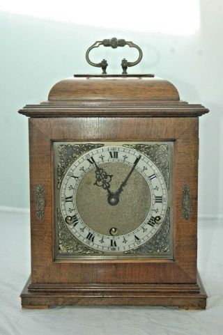 Antique/vintage Perivale Westminster Chimes Mantle Clock With Keys.