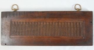 Antique Art Deco 15” Architectural Carved Wood Panel Plaque Floral Corn Folk Art