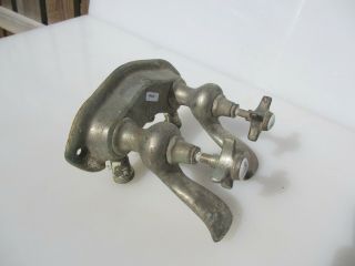 Vintage Chromed Brass Sink Mixer Taps Spout French Bath Basin Old Antique