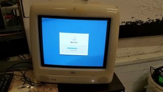 Vintage Apple Macintosh 2000 iMac G3 all white,  M5521.  500gbHD OSX tiger10.  3 3