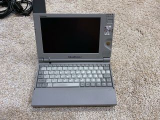 Vintage Toshiba Libretto 100CT Handheld Notebook Laptop Computer 3