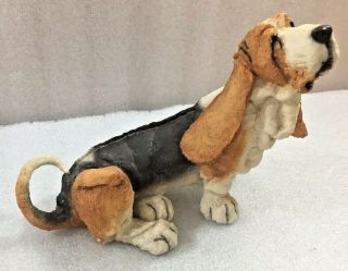 Basset Hound " A Breed Apart " Statue Figure 2001 Country Artists 7 " H X 9 " L Unique