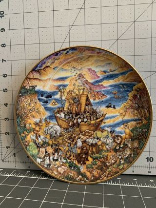 “two By Two” Franklin 1991 Noahs Ark Plate By Bill Bell