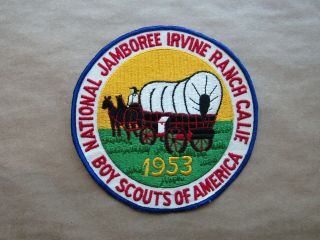 1953 Boy Scout Patch National Jamboree Irvine Ranch,  California,  1953