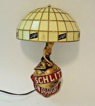 Vintage 1971 Schlitz Beer Wall Mounted Bar Light