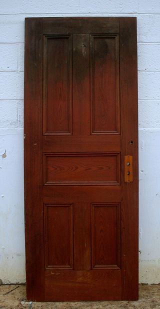 30 " X78 " Antique Vintage Victorian Solid Cypress Wood Wooden Interior Door Panels